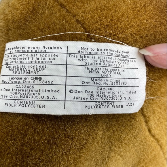 Vintage Dan Dee Bassett hound stuffed dog plush - Picture 6 of 6